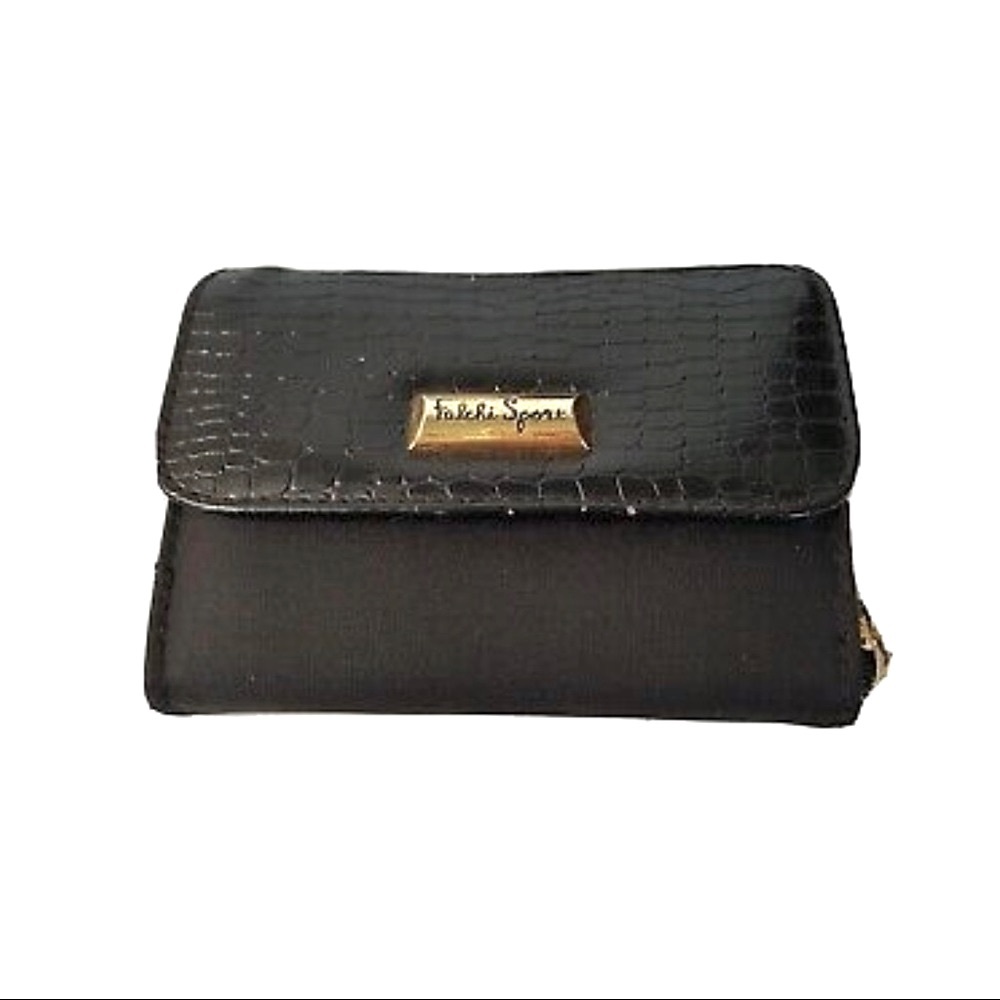 “Falchi Sport” Wallet, Black, Two sides with compartments